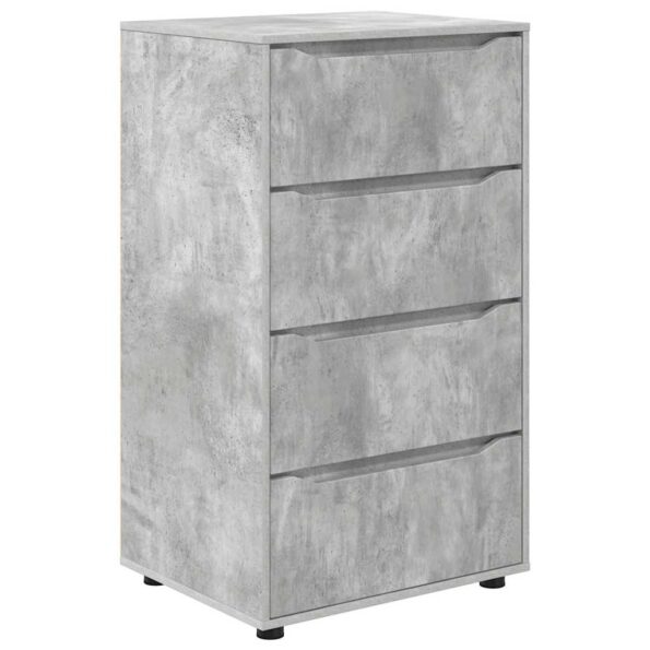 vidaXL Úložné skrine 2 pcs Betónová šedá 60 x 48 x 105 cm – Obrázok 2