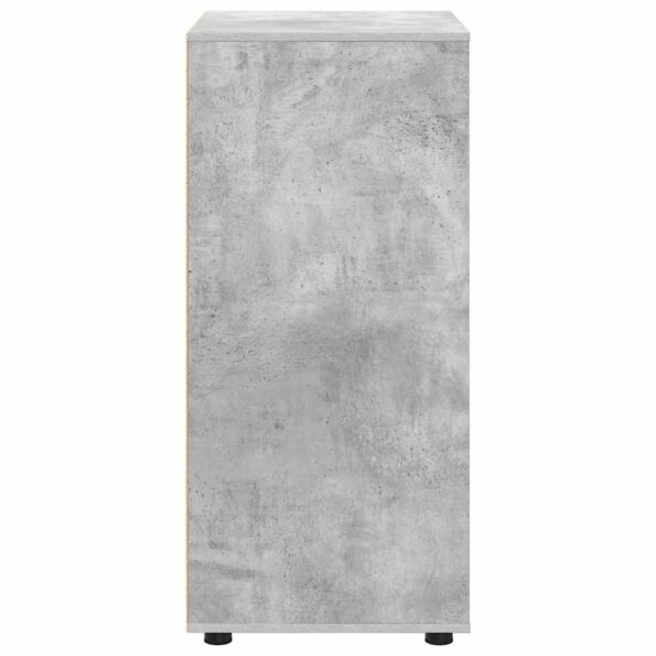 vidaXL Úložné skrine 2 pcs Betónová šedá 60 x 48 x 105 cm – Obrázok 9