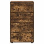 vidaXL Úložné skrine 2 pcs Dymová dub 60 x 48 x 105 cm – Obrázok 8