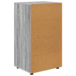 vidaXL Úložné skrine 2 pcs Sivý Sonoma 60 x 48 x 105 cm – Obrázok 10