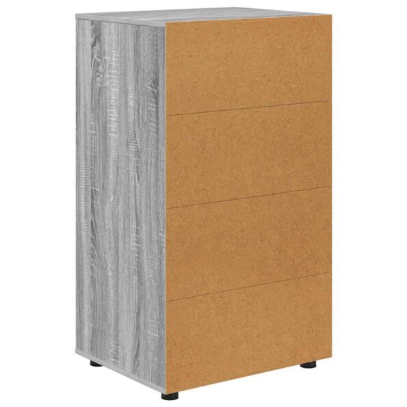 vidaXL Úložné skrine 2 pcs Sivý Sonoma 60 x 48 x 105 cm – Obrázok 10
