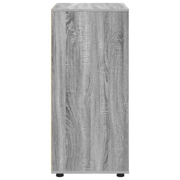 vidaXL Úložné skrine 2 pcs Sivý Sonoma 60 x 48 x 105 cm – Obrázok 9