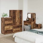 vidaXL Úložné skrine 2 pcs Staré drevo 60 x 48 x 105 cm
