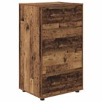 vidaXL Úložné skrine 2 pcs Staré drevo 60 x 48 x 105 cm – Obrázok 2