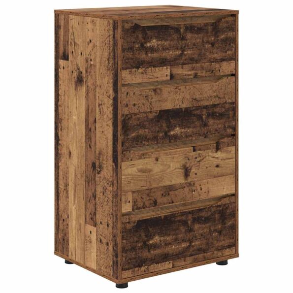 vidaXL Úložné skrine 2 pcs Staré drevo 60 x 48 x 105 cm – Obrázok 2