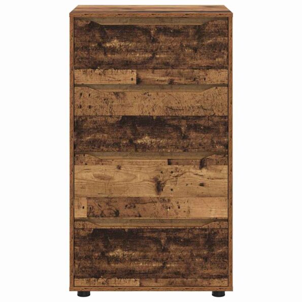 vidaXL Úložné skrine 2 pcs Staré drevo 60 x 48 x 105 cm – Obrázok 8