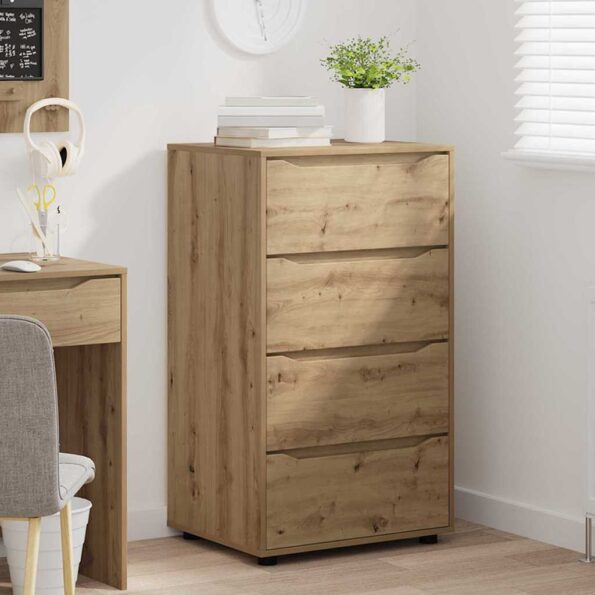 vidaXL Úložné skrine 2 pcs Remeselný dub 60 x 48 x 105 cm – Obrázok 5