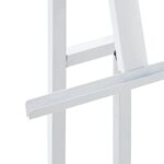 vidaXL Stánky na výstavy 2 pcs Biela 26.5 x 26.5 x 127 cm Železo – Obrázok 10