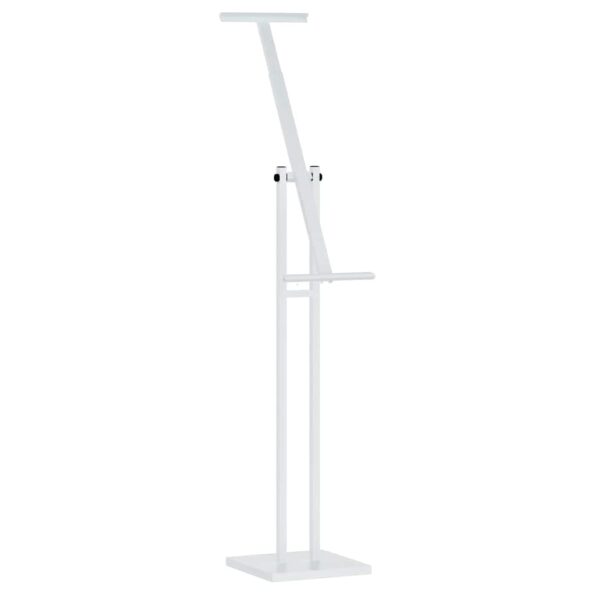 vidaXL Stánky na výstavy 2 pcs Biela 26.5 x 26.5 x 127 cm Železo – Obrázok 6