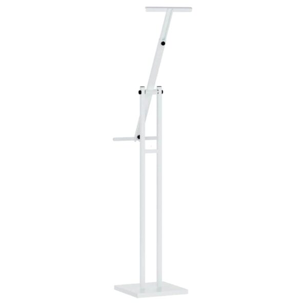 vidaXL Stánky na výstavy 2 pcs Biela 26.5 x 26.5 x 127 cm Železo – Obrázok 9