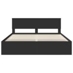 vidaXL Rám postele Čierna 180 x 200 cm Kompozitné drevo – Obrázok 7