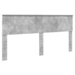 vidaXL Rám postele Betónová 180 x 200 cm Kompozitné drevo – Obrázok 6