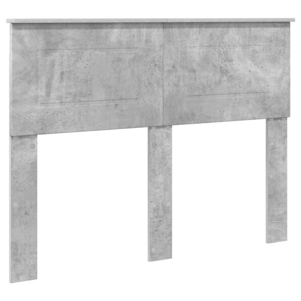 vidaXL Rám postele Betónová 120 x 190 cm Kompozitné drevo – Obrázok 6