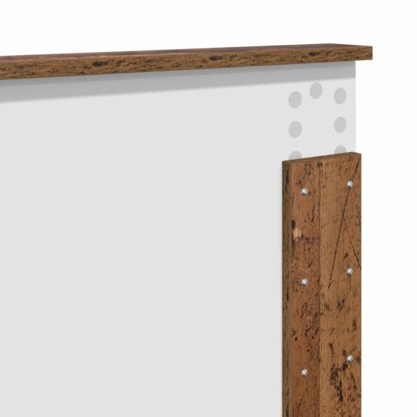 vidaXL Rám postele Staré drevo 120 x 200 cm Kompozitné drevo – Obrázok 11