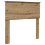 vidaXL Rám postele Remeselnícky dub 100 x 200 cm Kompozitné drevo – Obrázok 6