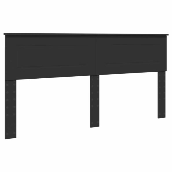vidaXL Rám postele Čierna 200 x 200 cm Kompozitné drevo – Obrázok 7