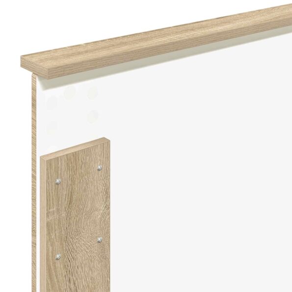 vidaXL Rám postele Dub sonoma 90 x 190 cm Kompozitné drevo – Obrázok 11