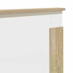 vidaXL Rám postele Sonoma dub 200 x 200 cm Kompozitné drevo – Obrázok 12