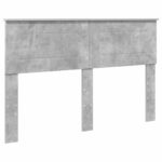 vidaXL Rám postele Betónová šedá 160 x 200 cm Kompozitné drevo – Obrázok 7