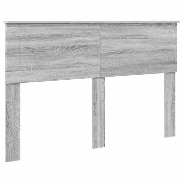 vidaXL Rám postele Sivý Sonoma 140 x 190 cm Kompozitné drevo – Obrázok 7