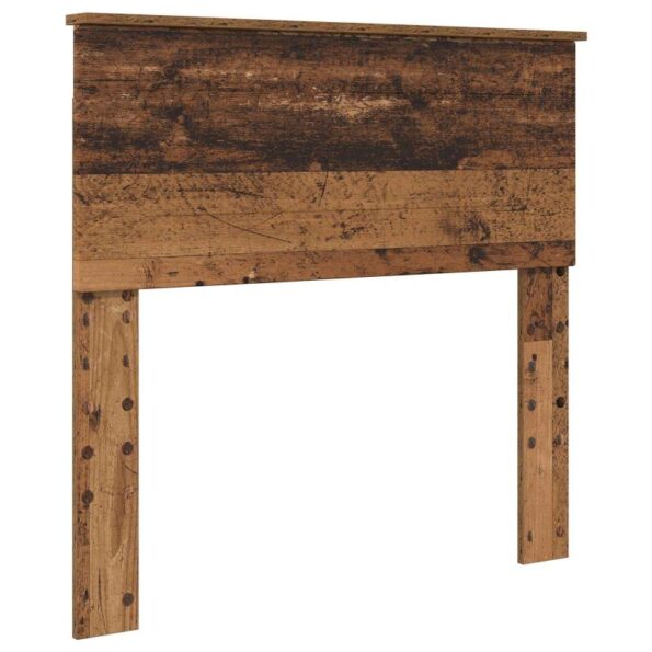 vidaXL Rám postele Staré drevo 90 x 200 cm Kompozitné drevo – Obrázok 6
