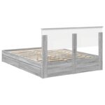 vidaXL Úložná posteľ Sivý Sonoma 160 x 200 cm Kompozitné drevo – Obrázok 10