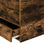 vidaXL Ležadlo Dymový dub a čierna 100 x 200 cm Kompozitné drevo – Obrázok 11