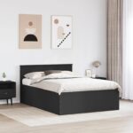 vidaXL Rám postele Čierna 160 x 200 cm Kompozitné drevo – Obrázok 3