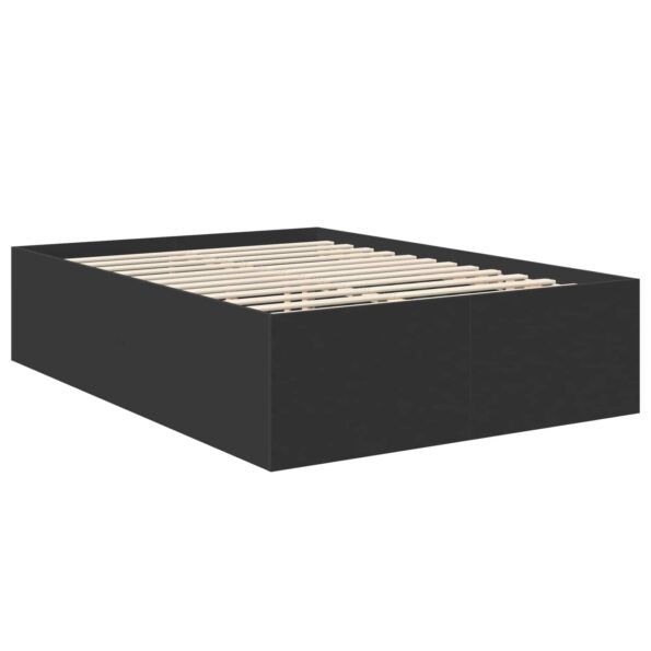 vidaXL Rám postele Čierna 160 x 200 cm Kompozitné drevo – Obrázok 5