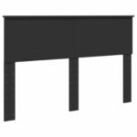 vidaXL Rám postele Čierna 150 x 200 cm Kompozitné drevo – Obrázok 6