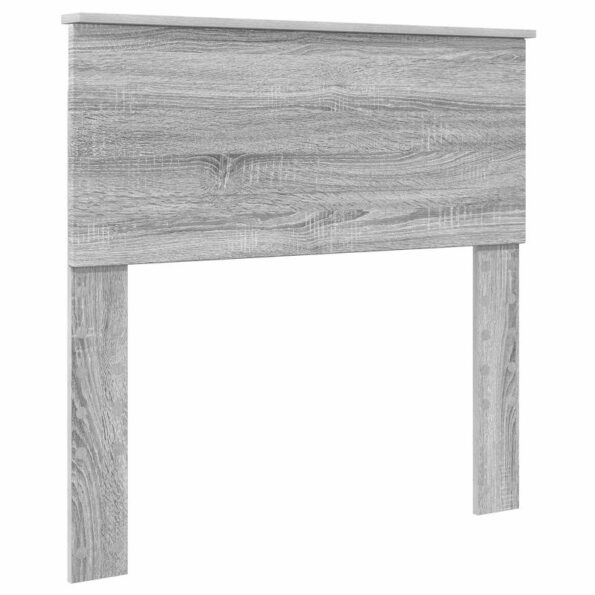 vidaXL Rám postele Sivý Sonoma 90 x 190 cm Kompozitné drevo – Obrázok 6