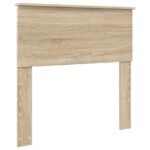 vidaXL Rám postele Sonoma dub 75 x 190 cm Kompozitné drevo – Obrázok 6