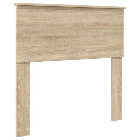 vidaXL Rám postele Sonoma dub 100 x 200 cm Kompozitné drevo – Obrázok 6
