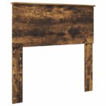 vidaXL Rám postele Dymová dub 75 x 190 cm Kompozitné drevo – Obrázok 6