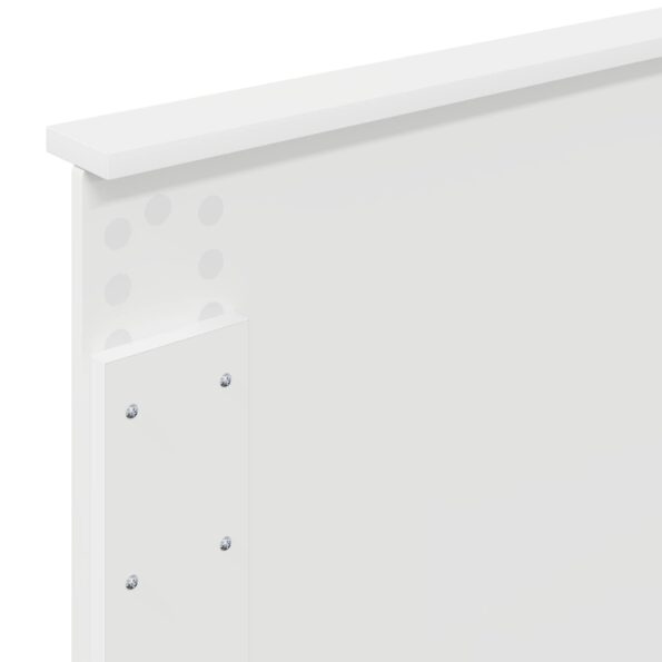 vidaXL Rám postele s čelnou doskou Biela 80 x 200 cm Kompozitné drevo – Obrázok 12