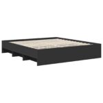 vidaXL Rám postele Čierna 180 x 200 cm Kompozitné drevo – Obrázok 5