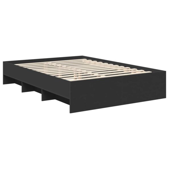 vidaXL Rám postele Čierna 160 x 200 cm Kompozitné drevo – Obrázok 5