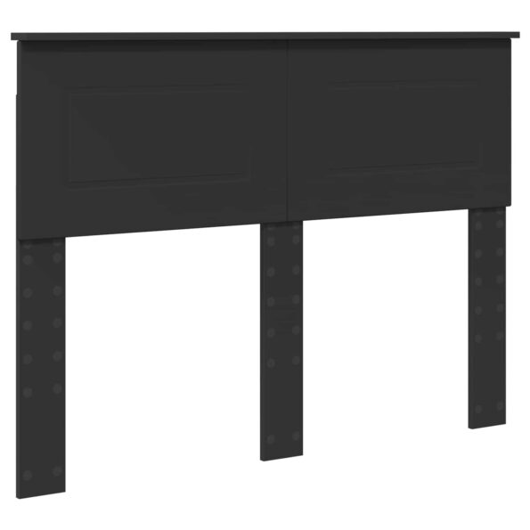 vidaXL Rám postele Čierna 120 x 123 cm Kompozitné drevo – Obrázok 6