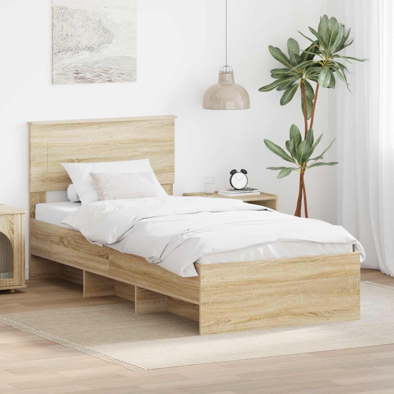 3408902_1.jpg vidaXL Rám postele Sonoma dub 80 x 200 cm Kompozitné drevo – Obrázok 1