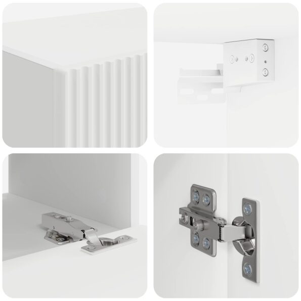 vidaXL Biela 60 x 31 x 29,5 cm – Obrázok 10