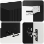 vidaXL Čierna 60 x 31 x 29,5 cm – Obrázok 10