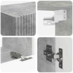 vidaXL Betónová šedá 60 x 31 x 29,5 cm – Obrázok 10