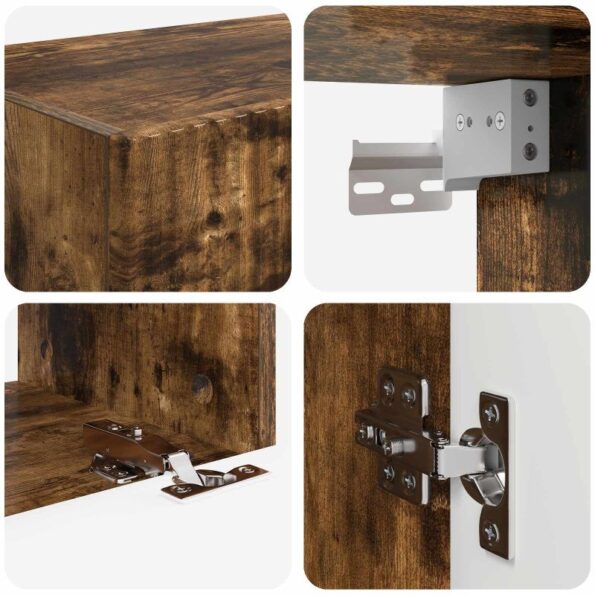 vidaXL Dymová dub 60 x 31 x 29,5 cm – Obrázok 10