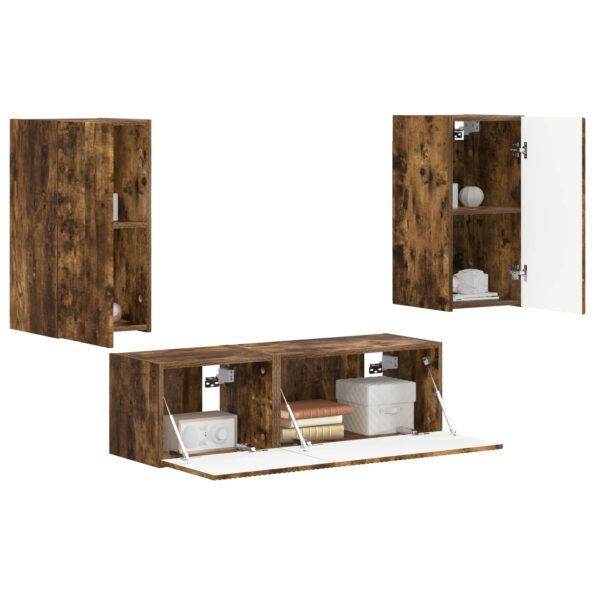 vidaXL Dymová dub 60 x 31 x 29,5 cm – Obrázok 3