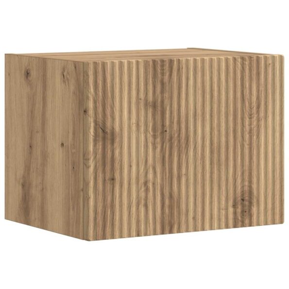vidaXL Sada nástenného kabinetu na TV Nástenný 4 pcs Remeselný dub – Obrázok 6