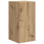 vidaXL Sada nástenného kabinetu na TV Nástenný 4 pcs Remeselný dub – Obrázok 7