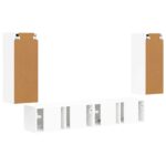 vidaXL Biela 78,5 x 30 x 29,5 cm – Obrázok 8