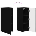 vidaXL Čierna 78,5 x 30 x 29,5 cm – Obrázok 11