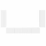 vidaXL Biela 98 x 31 x 29,5 cm – Obrázok 7