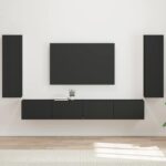 vidaXL Čierna 98 x 31 x 29,5 cm